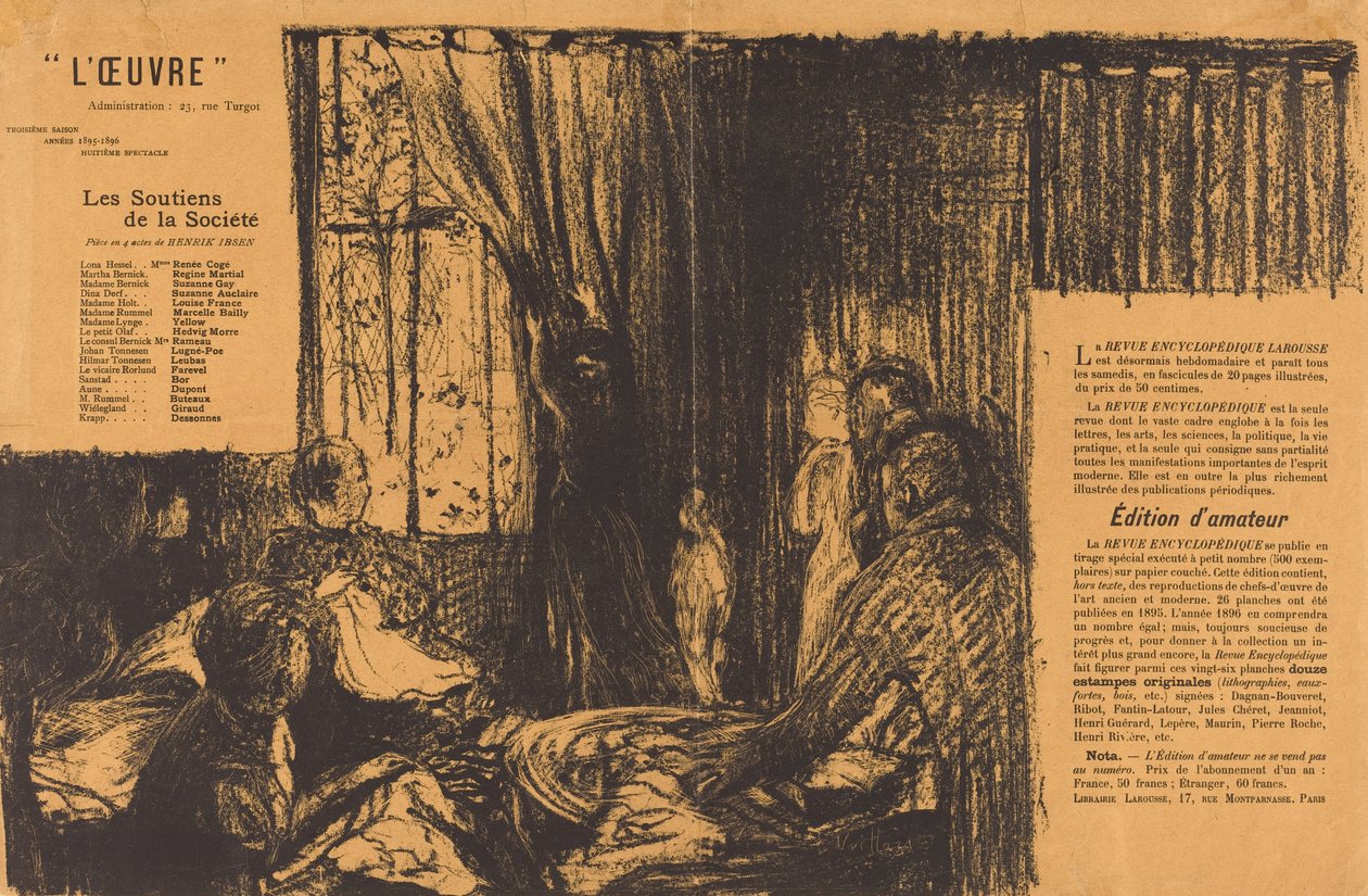 Tilhengere av samfunnet av Edouard Vuillard