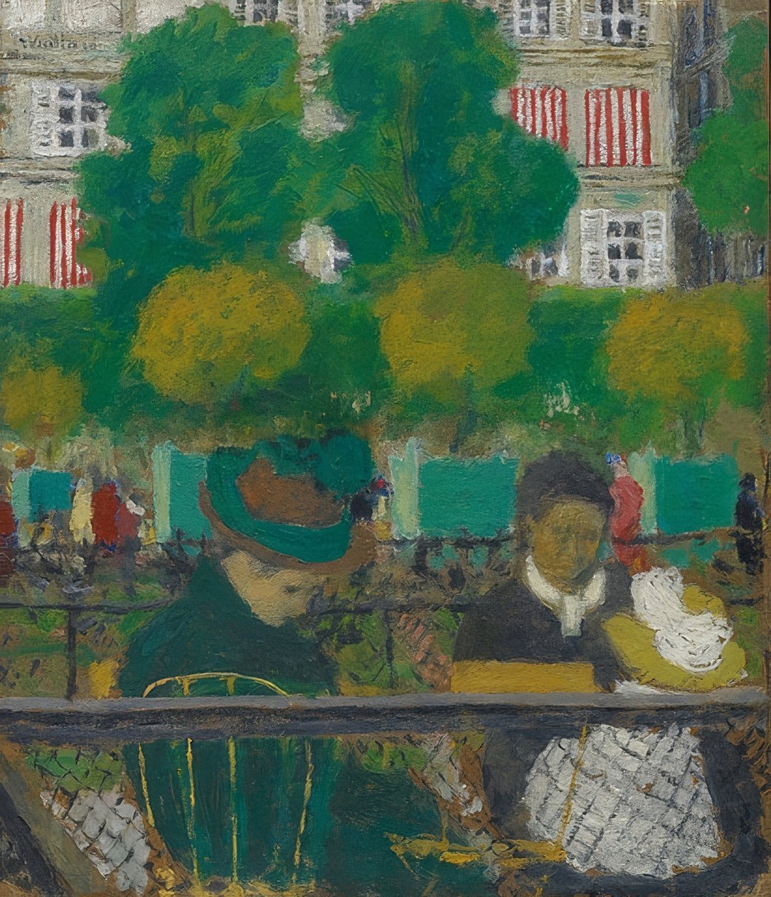 Tuileriene. 1897? 1900 av Edouard Vuillard