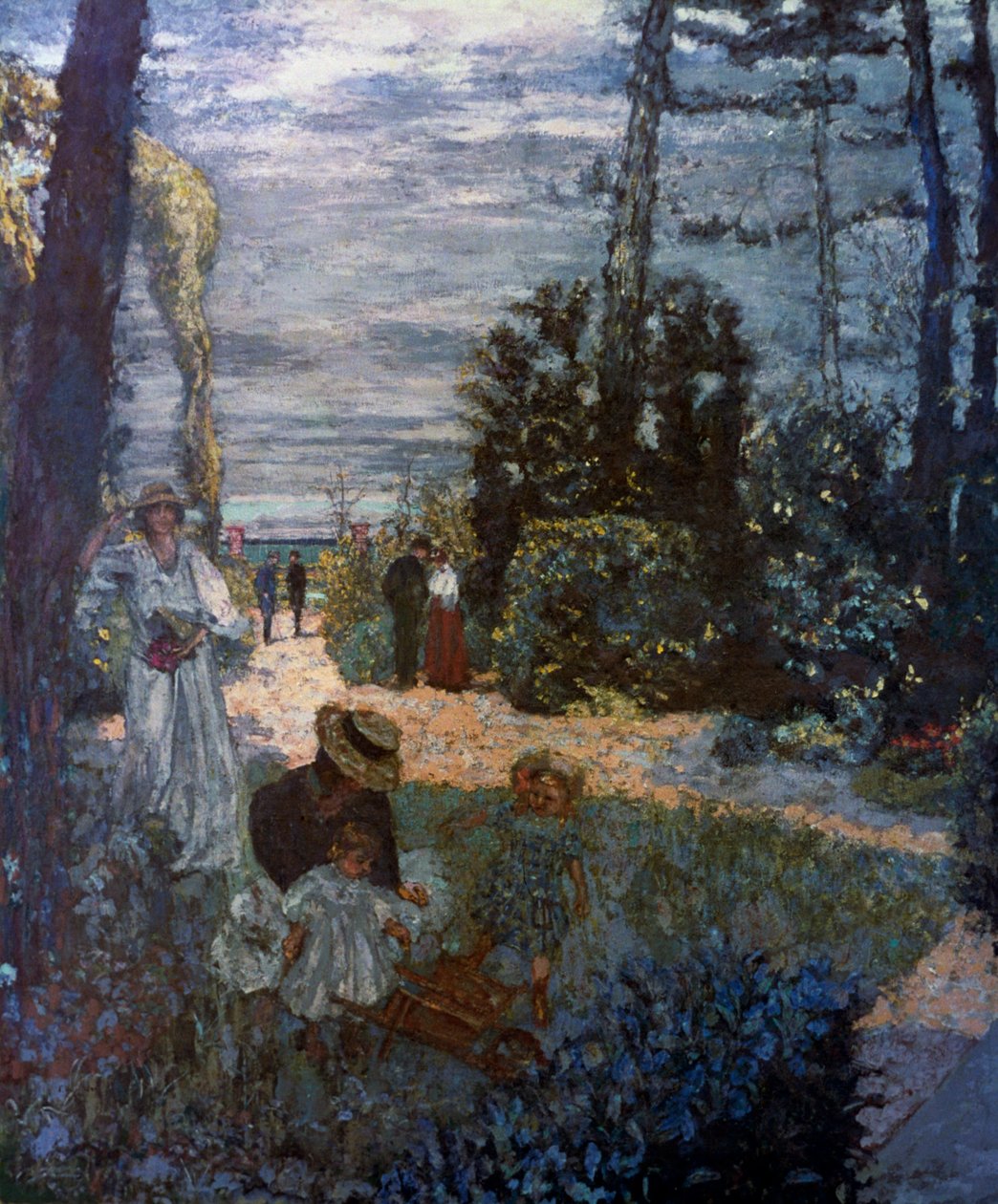 Lunsj på Vasouy, 1901 av Edouard Vuillard