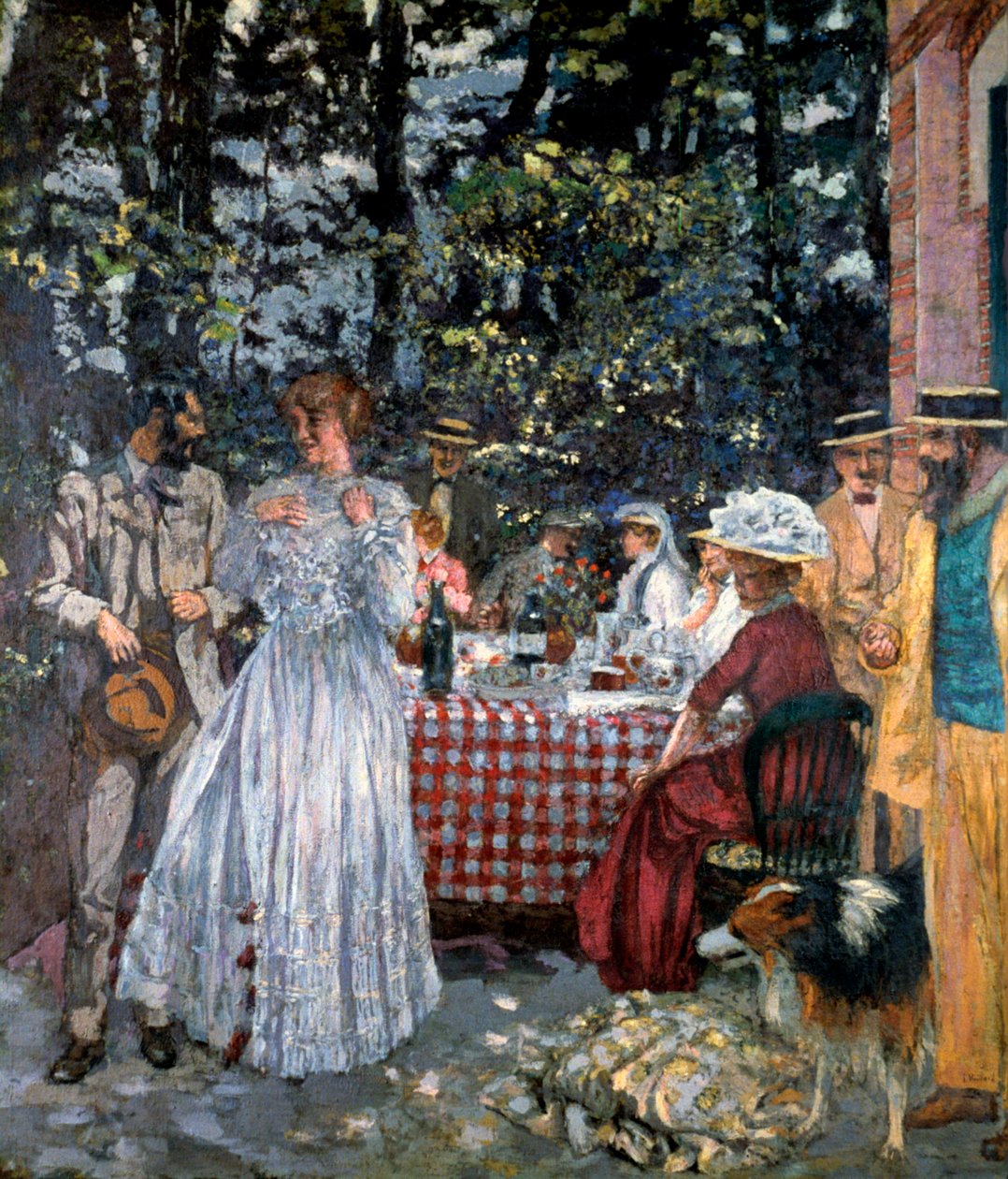 Lunsj på Vasouy, 1901 av Edouard Vuillard