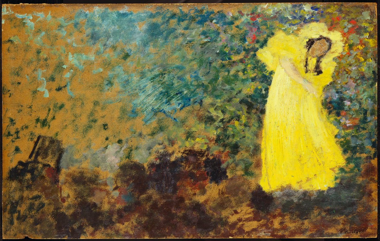 May Belfort på scenen, ca. 1895 av Edouard Vuillard