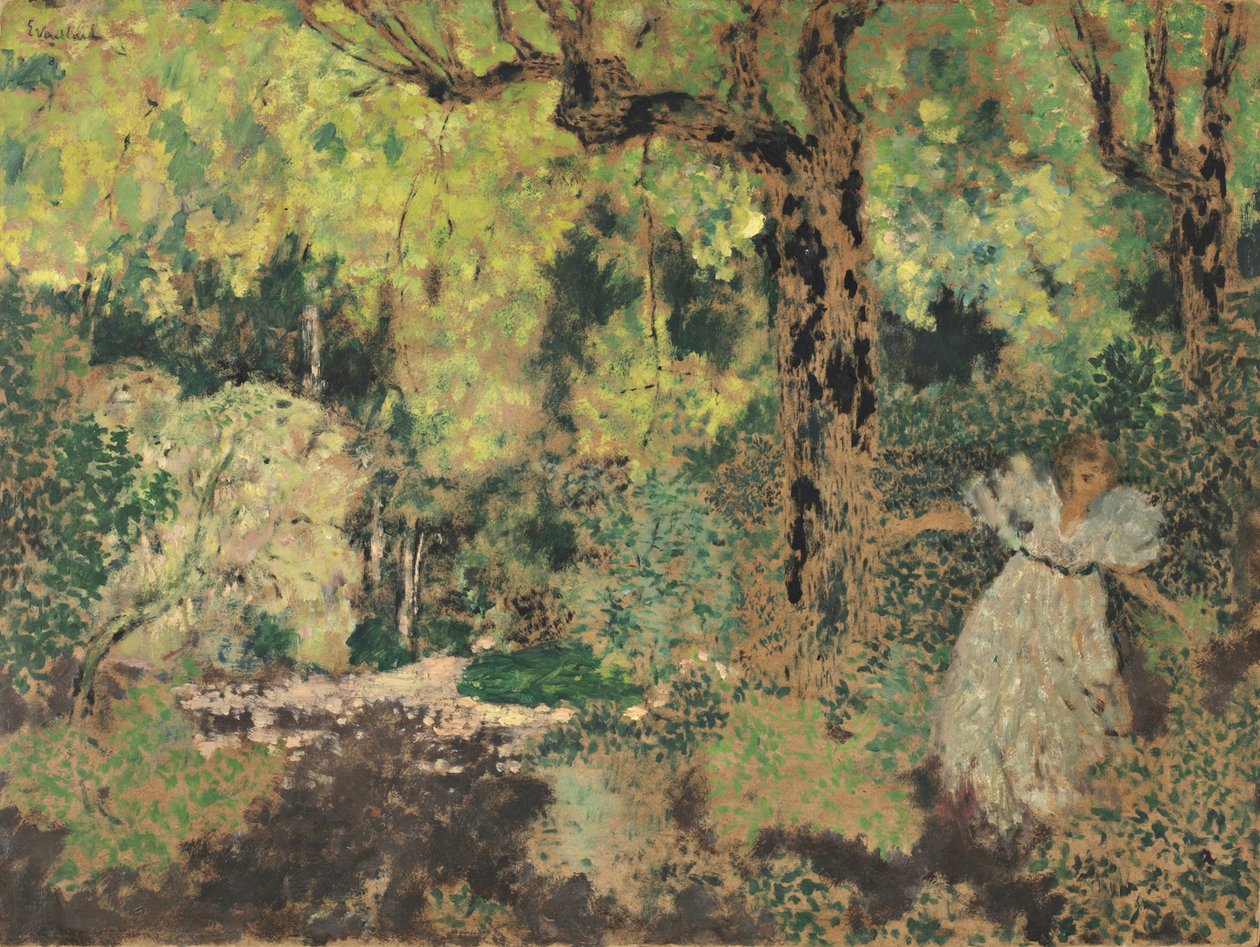 Misia i skogen, 1897-1899 av Edouard Vuillard