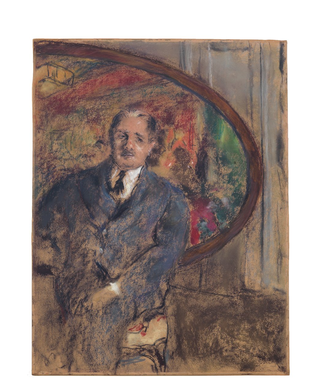 Monsieur Bénard foran "Le Grand Teddy", 1931 av Edouard Vuillard
