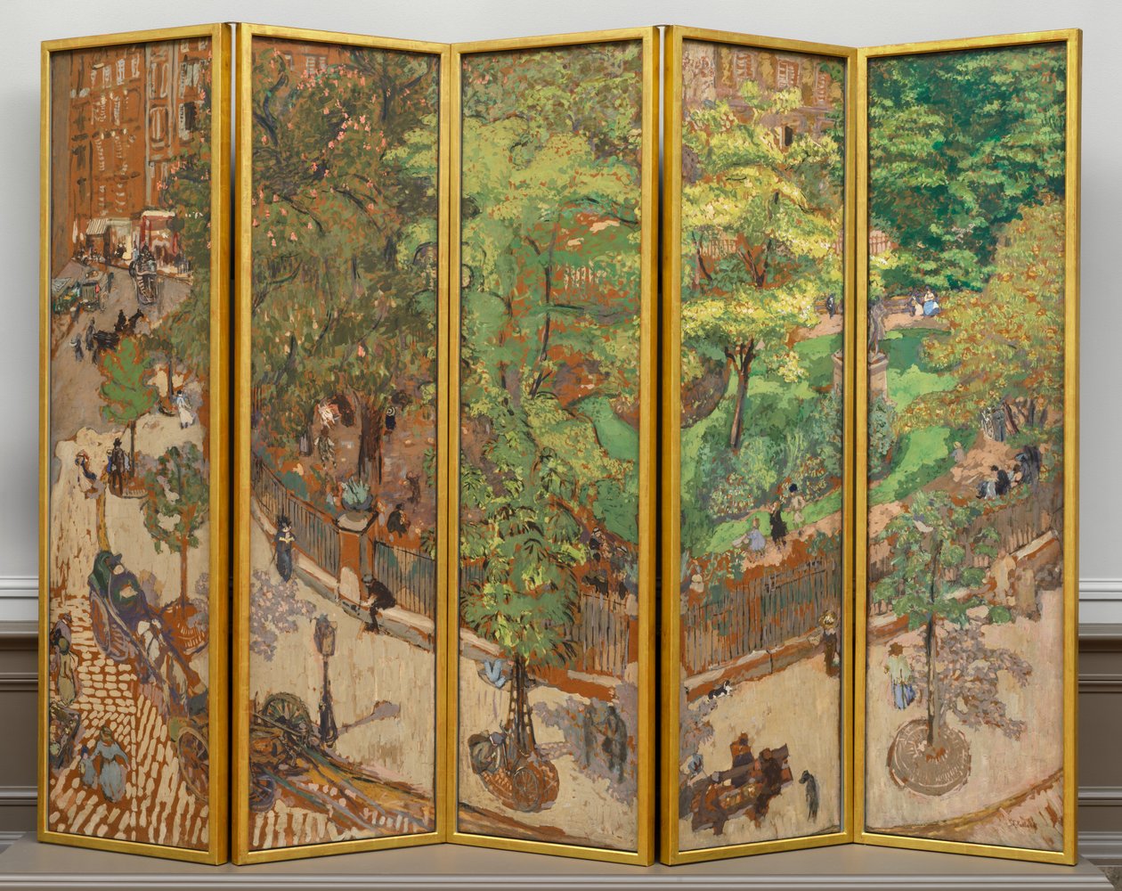 Ventimiglia-plassen av Edouard Vuillard