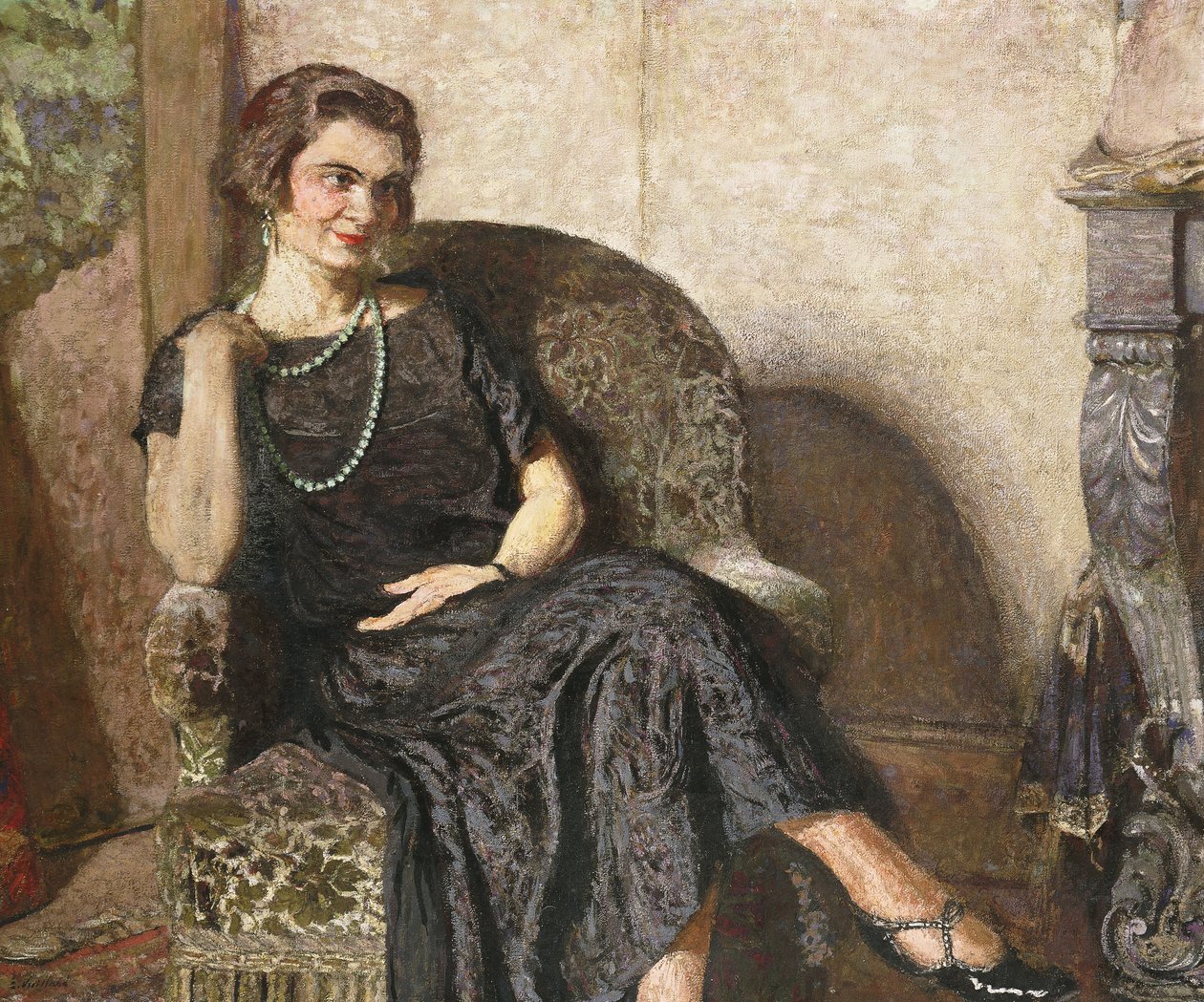 Portrett av Mme Fridette Satton, 1923 av Edouard Vuillard