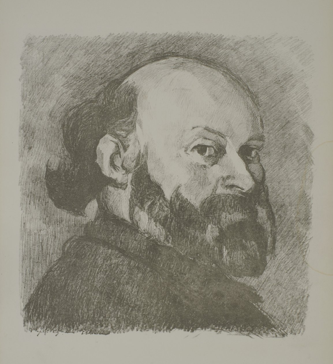 Portrett av Cézanne av Edouard Vuillard