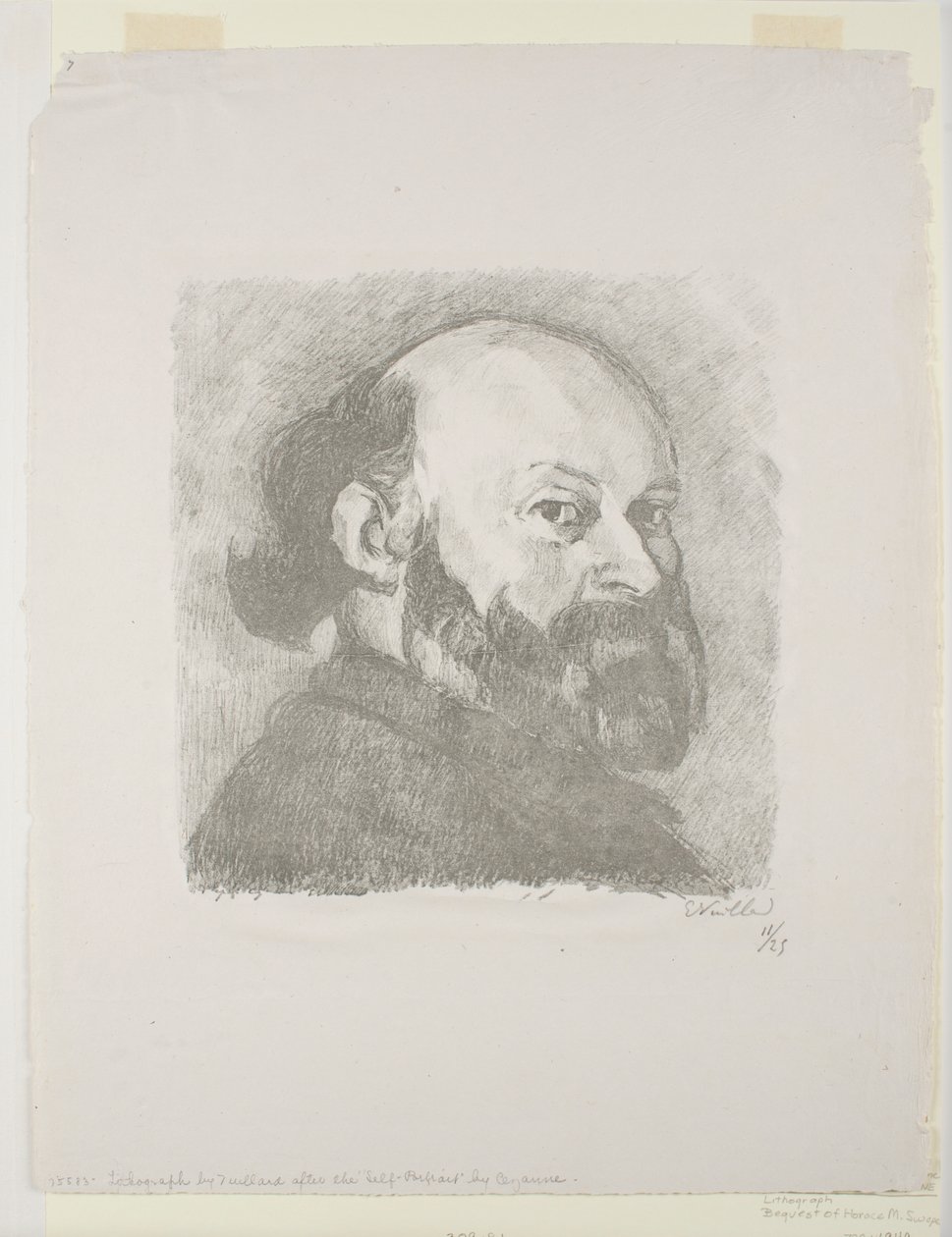 Portrett av Cézanne av Edouard Vuillard