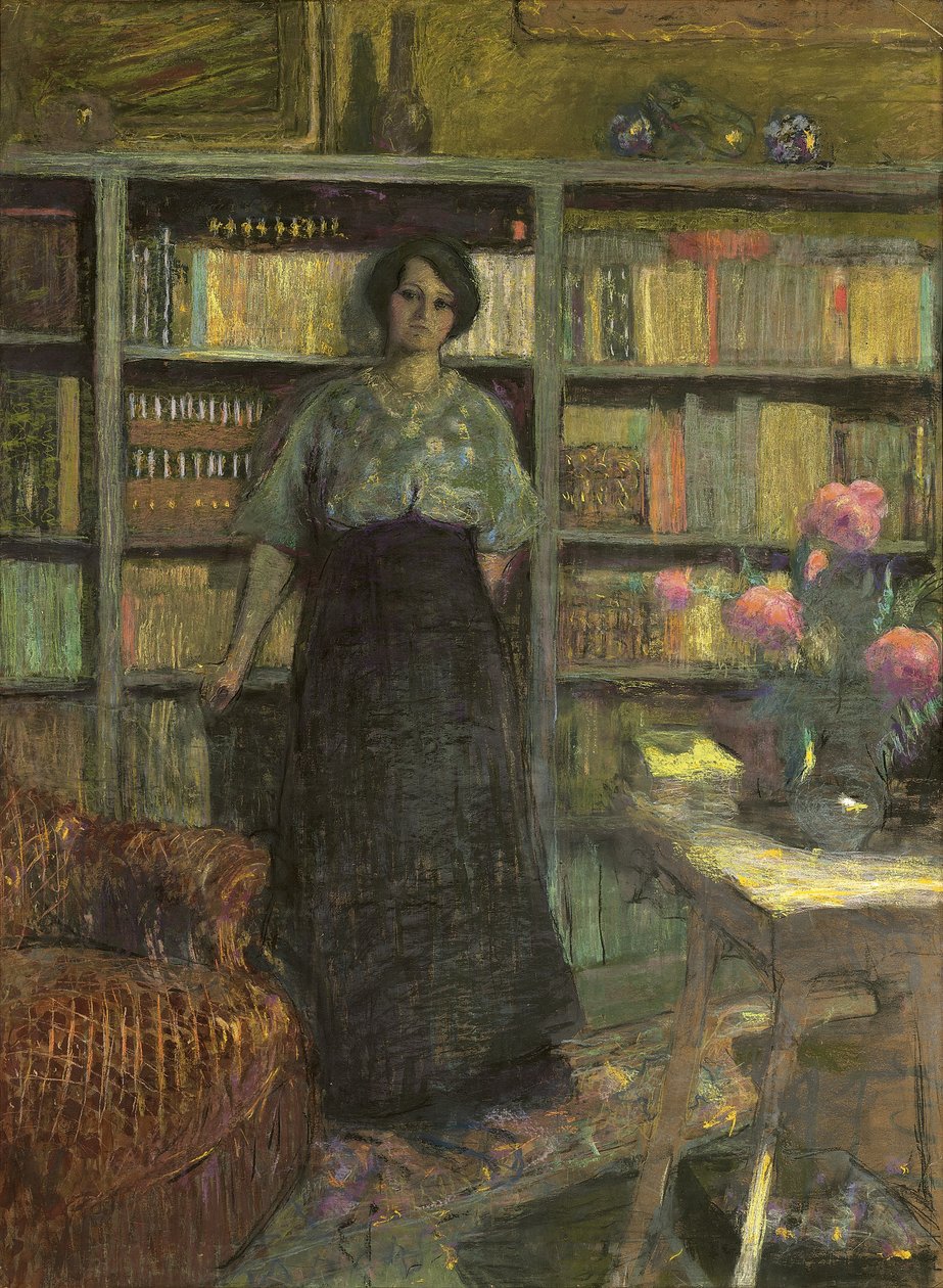 Portrett av Mademoiselle Jacqueline Fontaine, 1911; 1932 av Edouard Vuillard