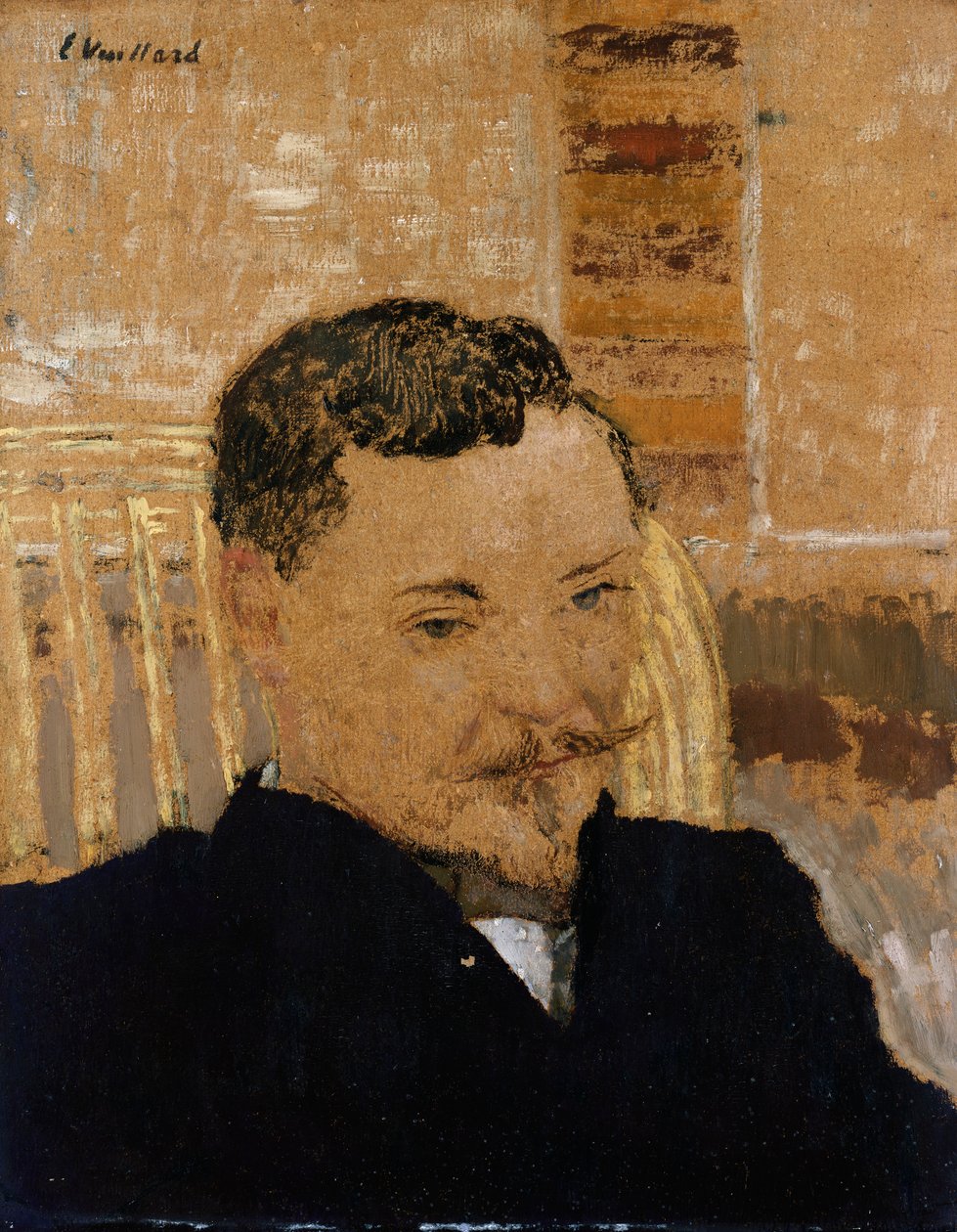Portrett av Romain Coolus, ca. 1897 av Edouard Vuillard