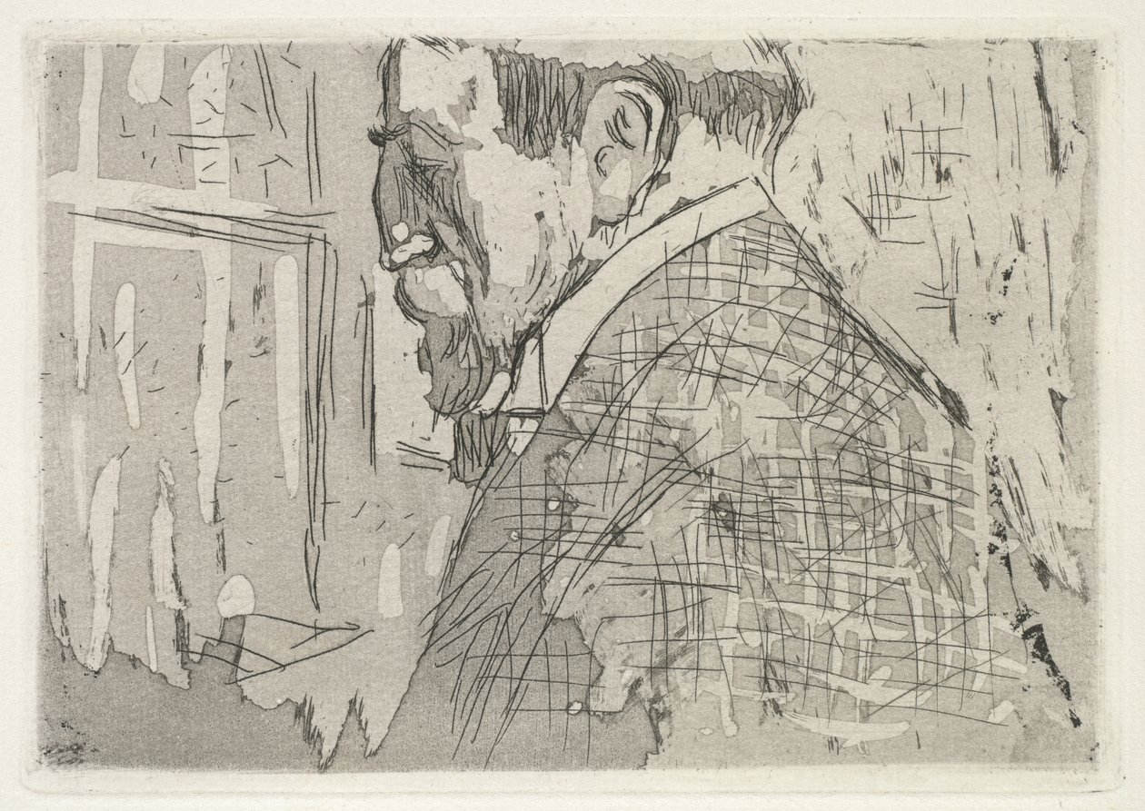 Portrett av Theo van Rysselberghe av Edouard Vuillard