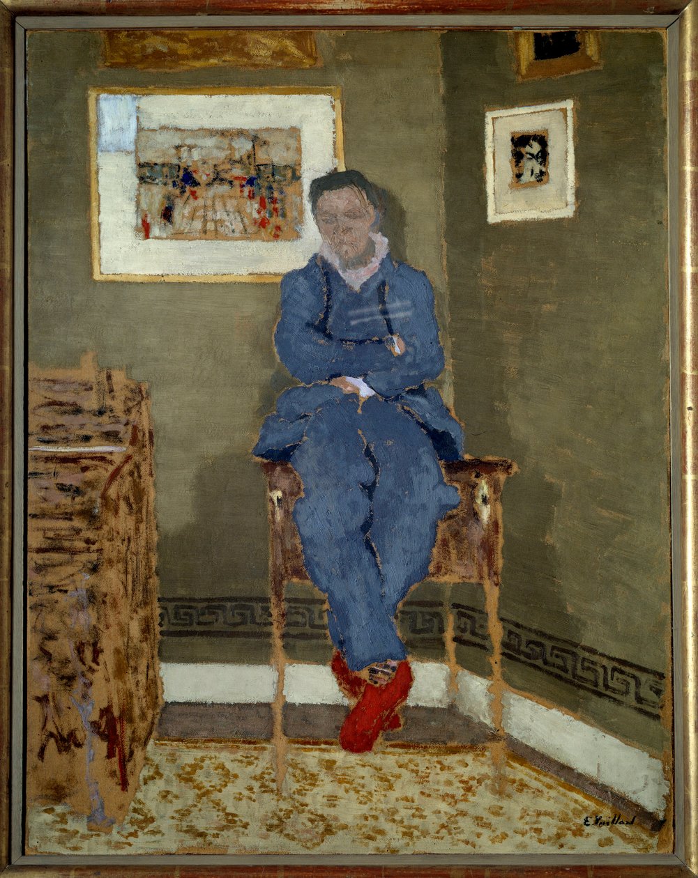 Portrett av maleren Felix Vallotton (1865-1925) av Edouard Vuillard