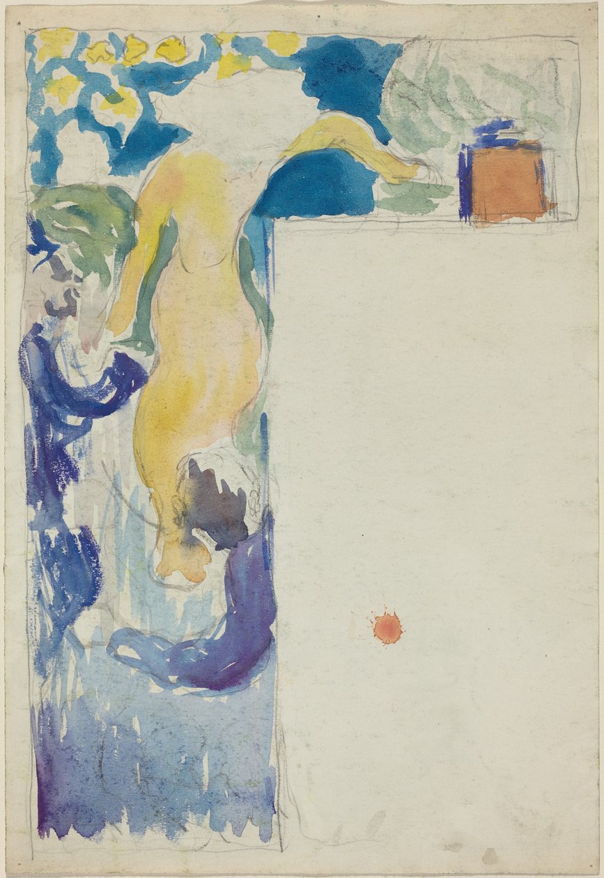 Programmdesign für das Théâtre Libre av Edouard Vuillard