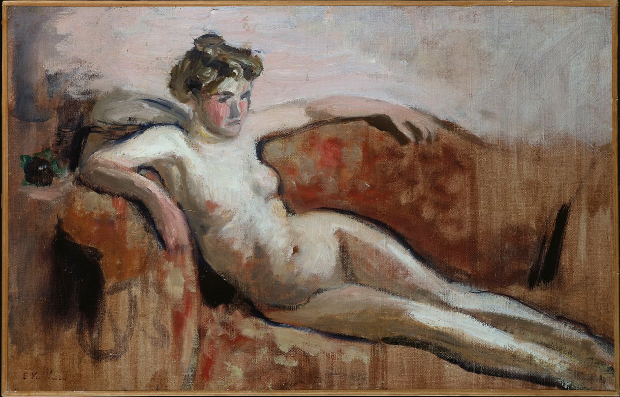 Liggende naken, ca. 1919-20 av Edouard Vuillard