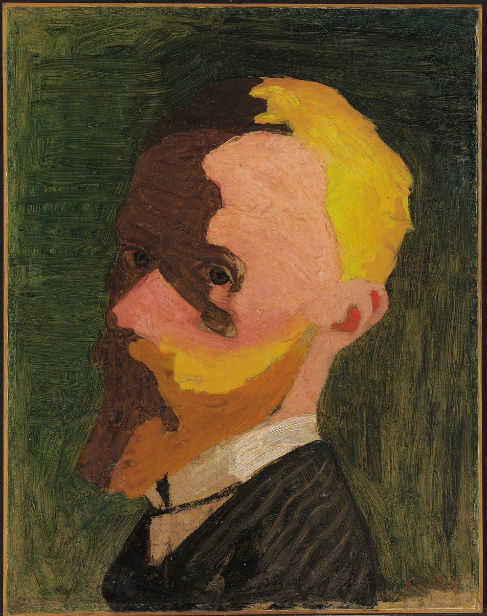 Selvportrett, ca. 1890 av Edouard Vuillard
