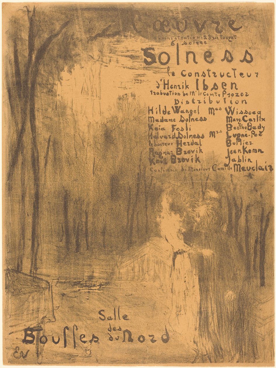 Solness der Baumeister av Edouard Vuillard