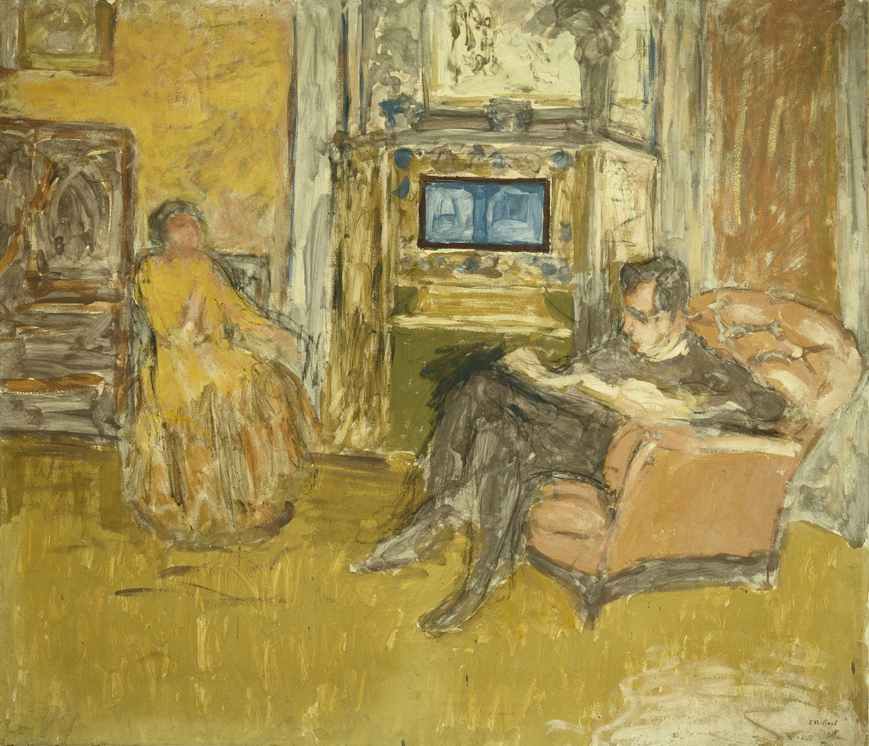 Study for a Portrait of Mr, ca. 1916 av Edouard Vuillard