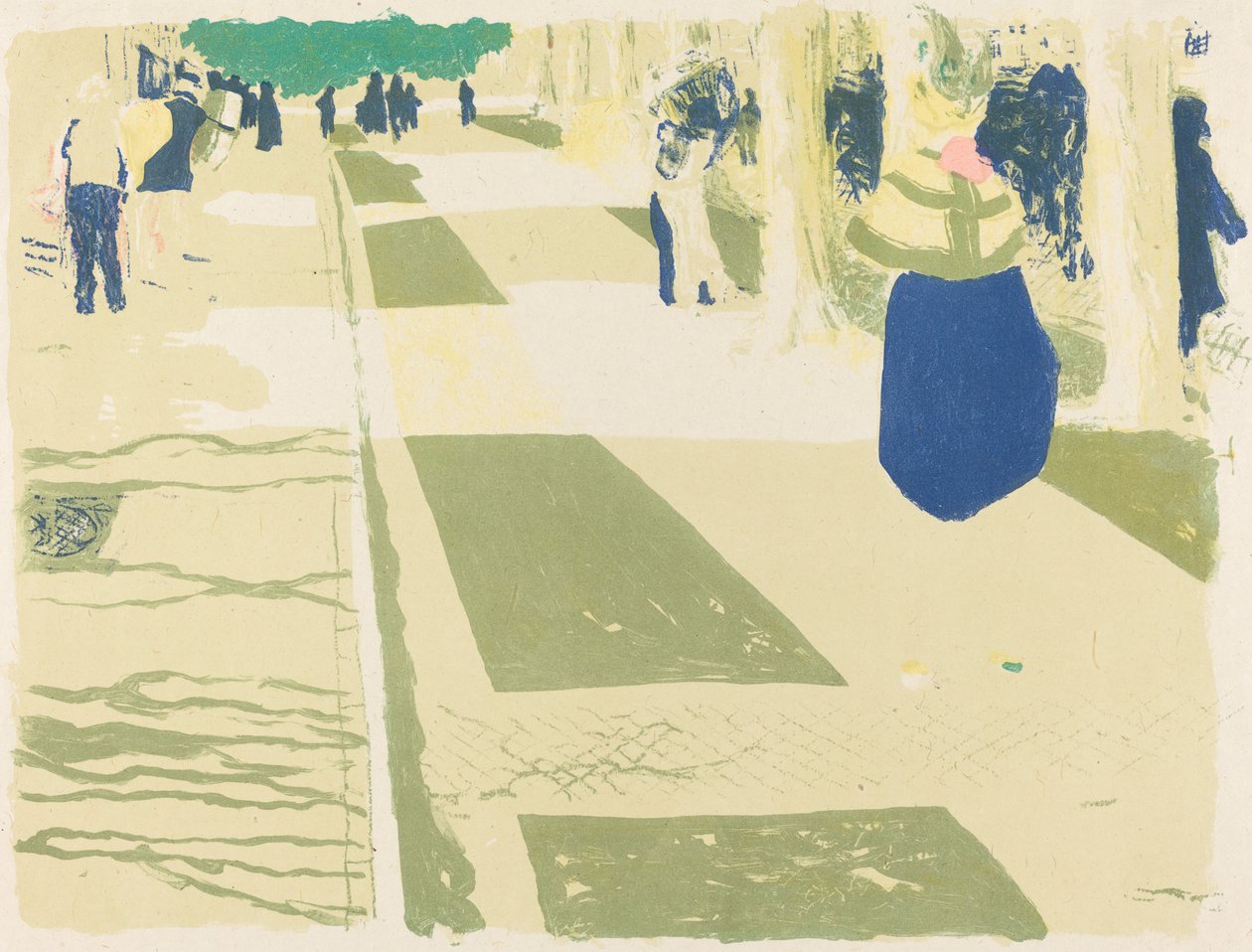 The Avenue (L'avenue) av Edouard Vuillard