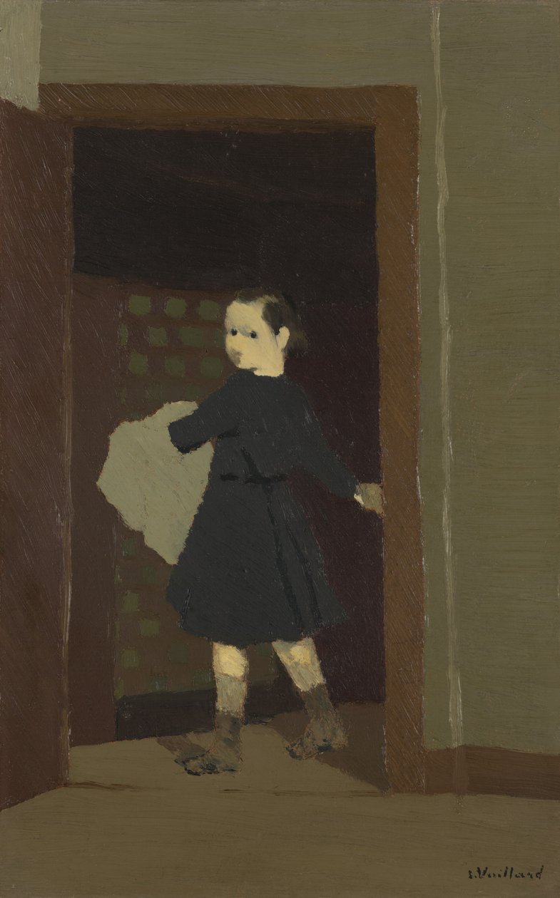 Barnet ved døren, 1891-92 av Edouard Vuillard