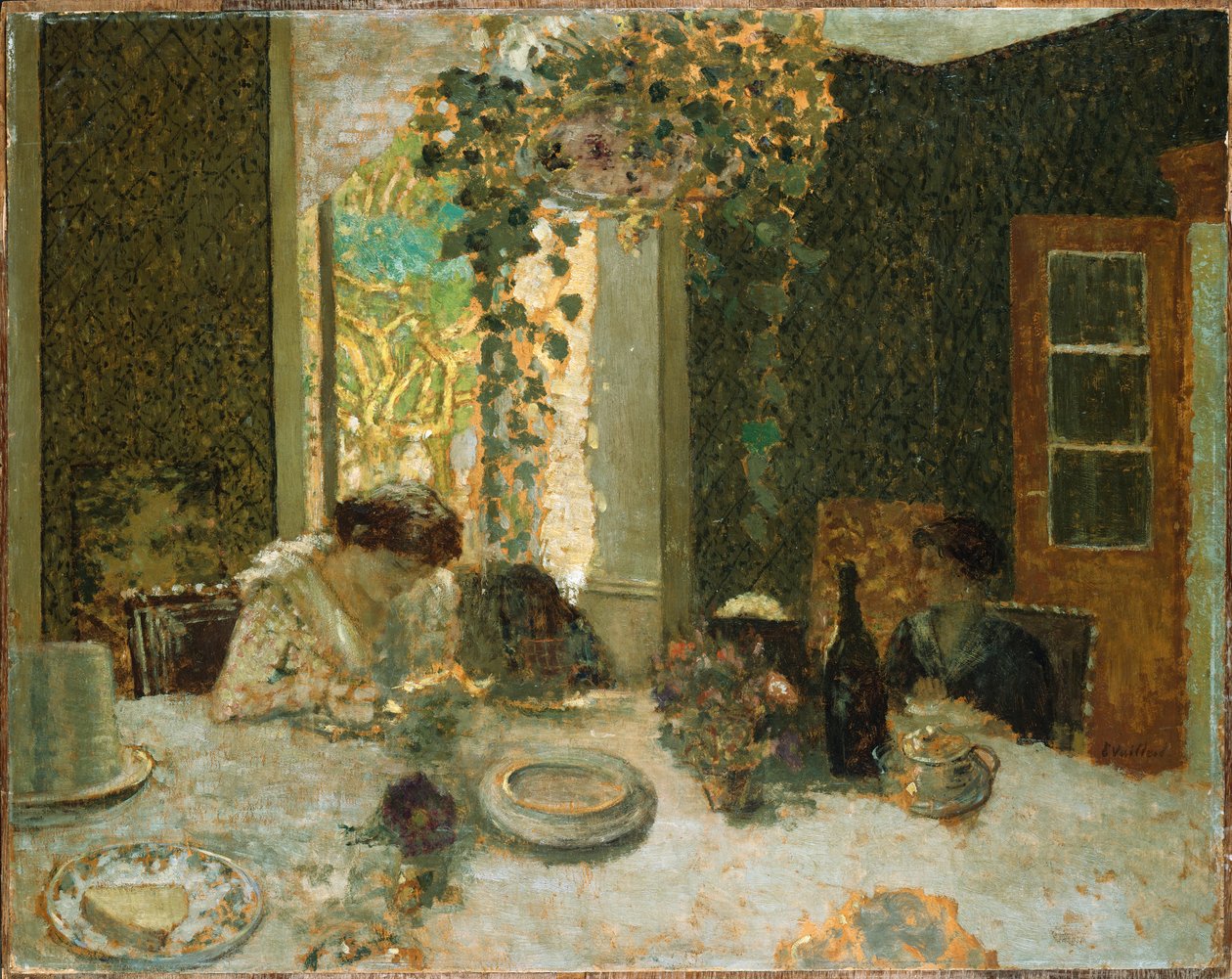 Spisestuen, ca.1900 av Edouard Vuillard