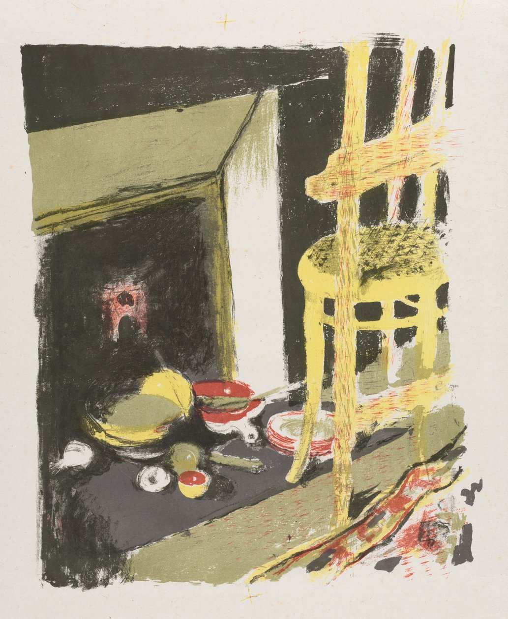 Ildstedet av Edouard Vuillard