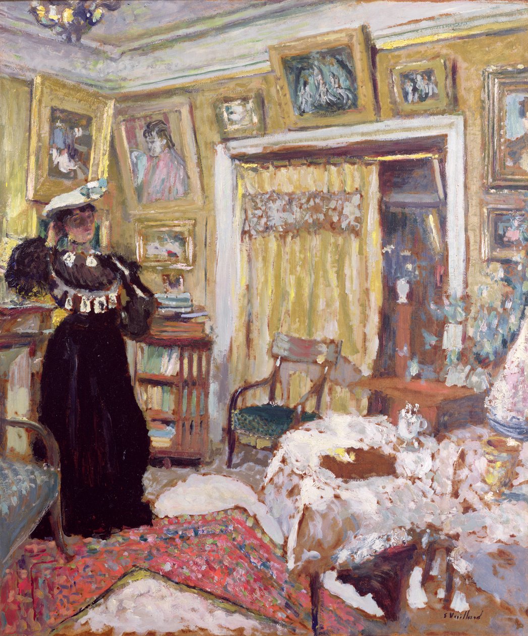 Hessel-salongen, Rue de Rivoli, 1901 av Edouard Vuillard