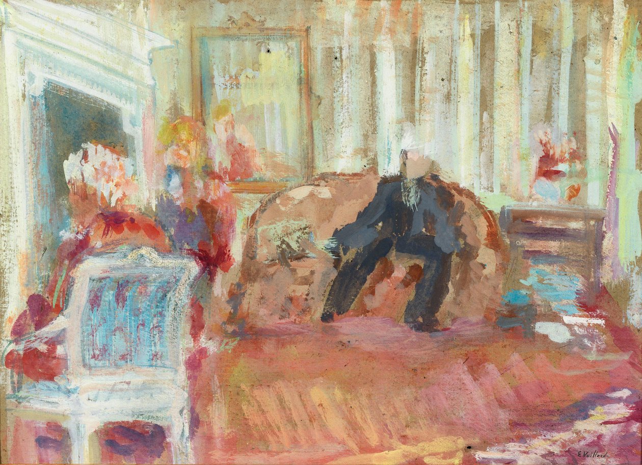 Die Wohnung der Hessels, Rue de Rivoli, Paris av Edouard Vuillard