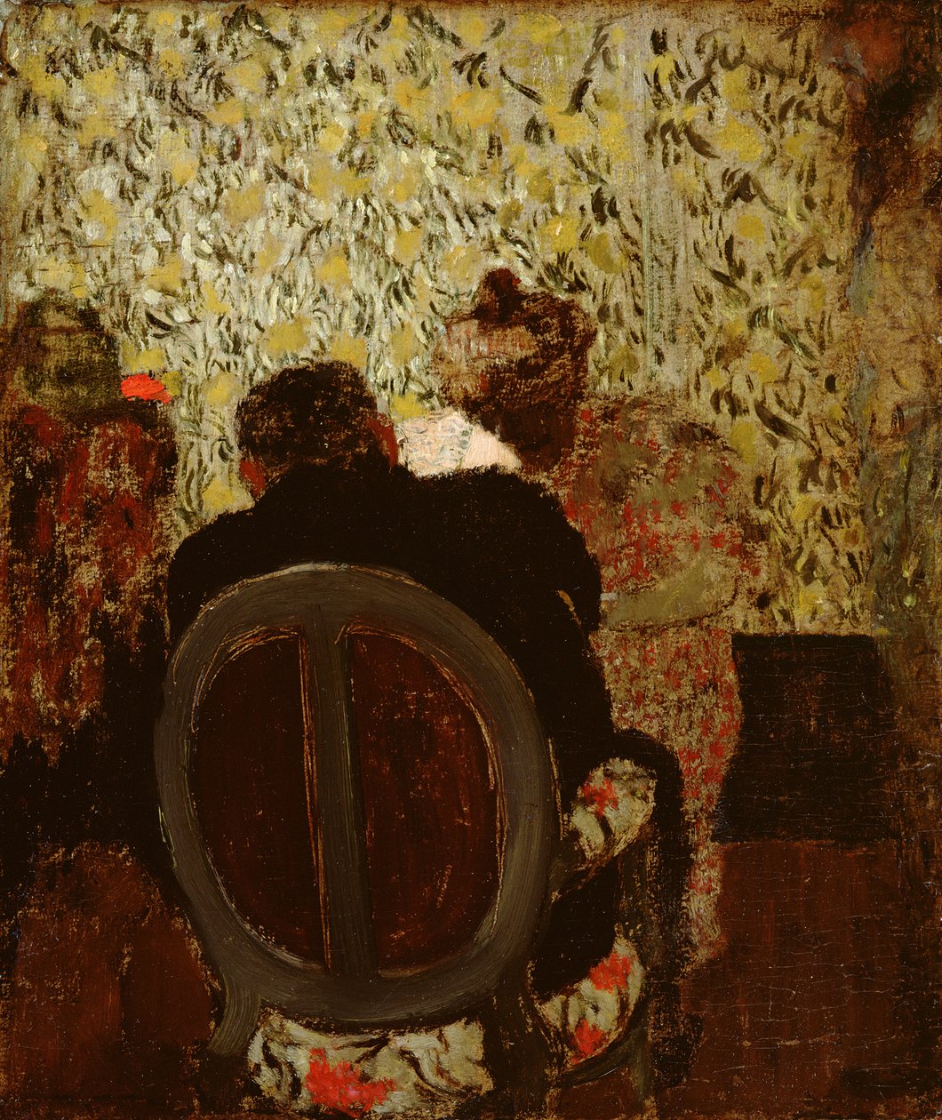 The Manicure, 1897 (olje på kort) av Edouard Vuillard