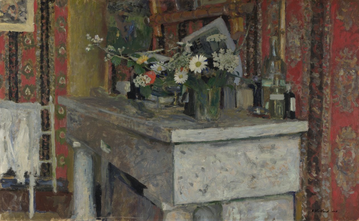 The Mantelpiece The Fireplace, 1905 av Edouard Vuillard