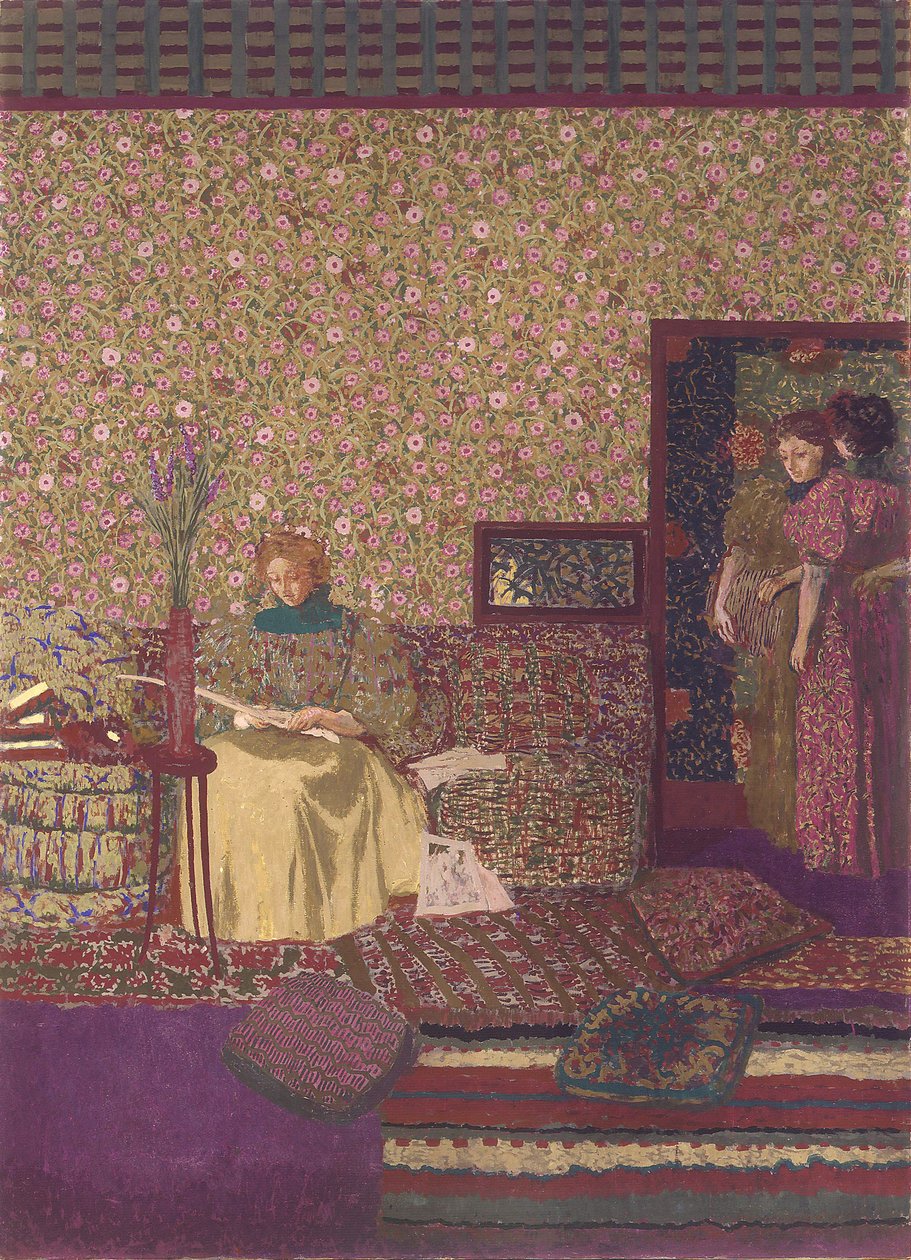 Personvernet. Dekorasjon for biblioteket til Dr. Vaquez av Edouard Vuillard