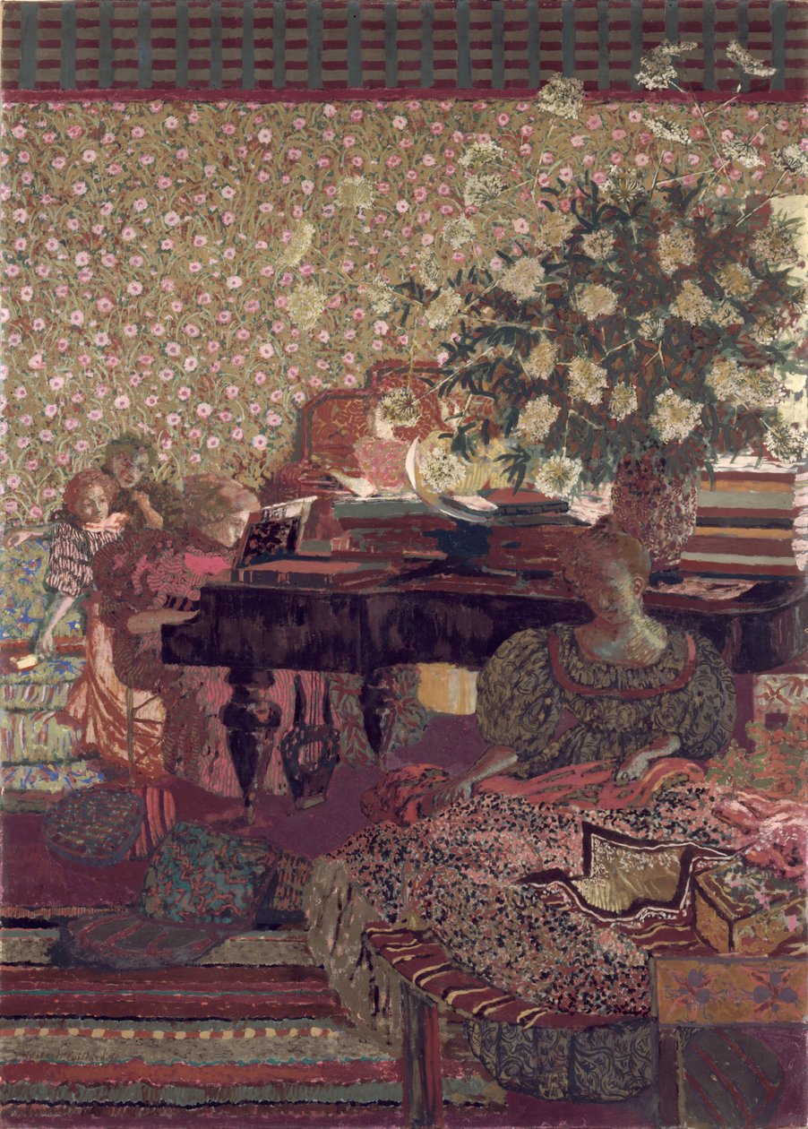 Personvernet. Dekorasjon for biblioteket til Dr. Vaquez av Edouard Vuillard