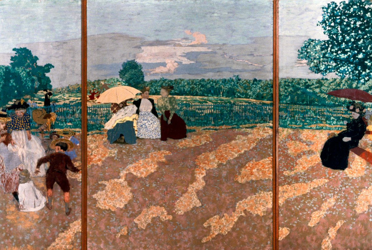 The Public Gardens detalj, 1894 av Edouard Vuillard