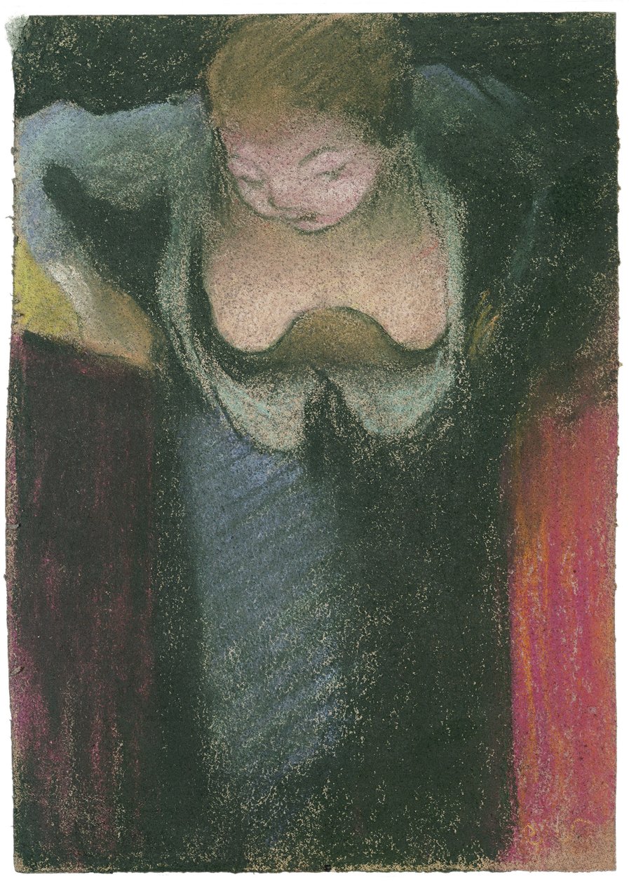 Sangeren, 1891-1892 av Edouard Vuillard