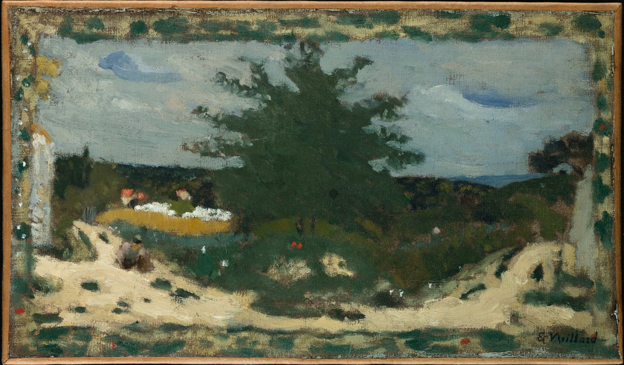 The Sunny Road, Laville Pond, ca. 1898 av Edouard Vuillard