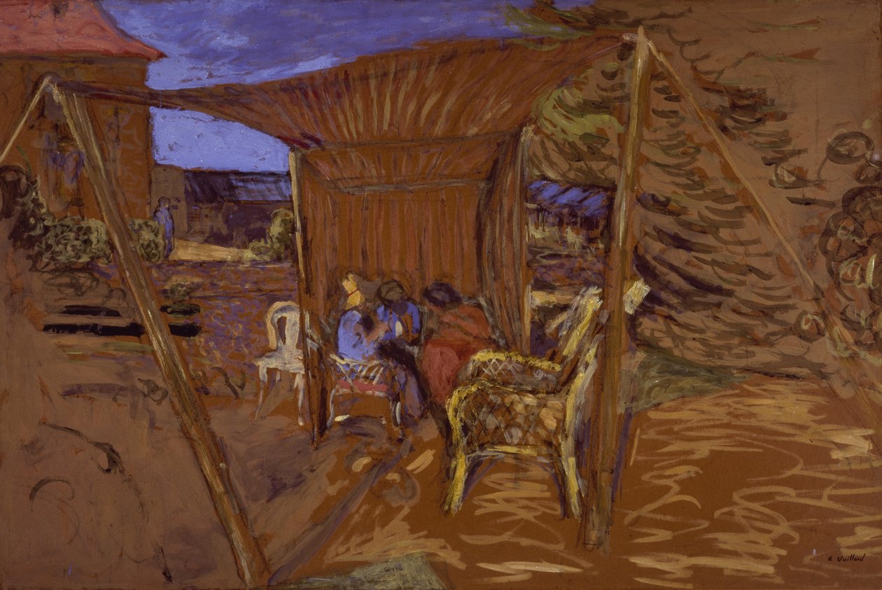 Teltet, 1908 av Edouard Vuillard