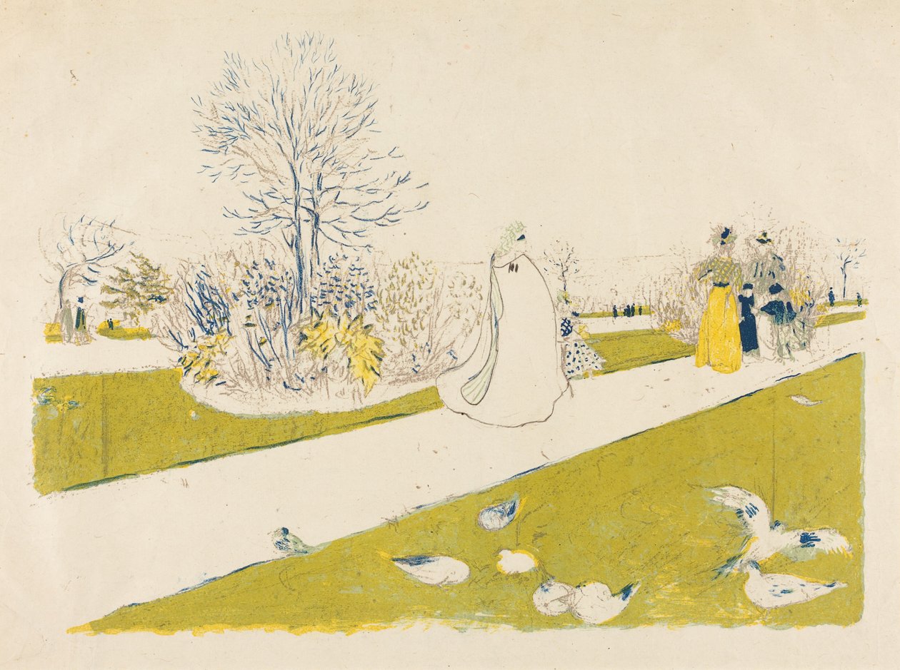 Tuilerihagen av Edouard Vuillard