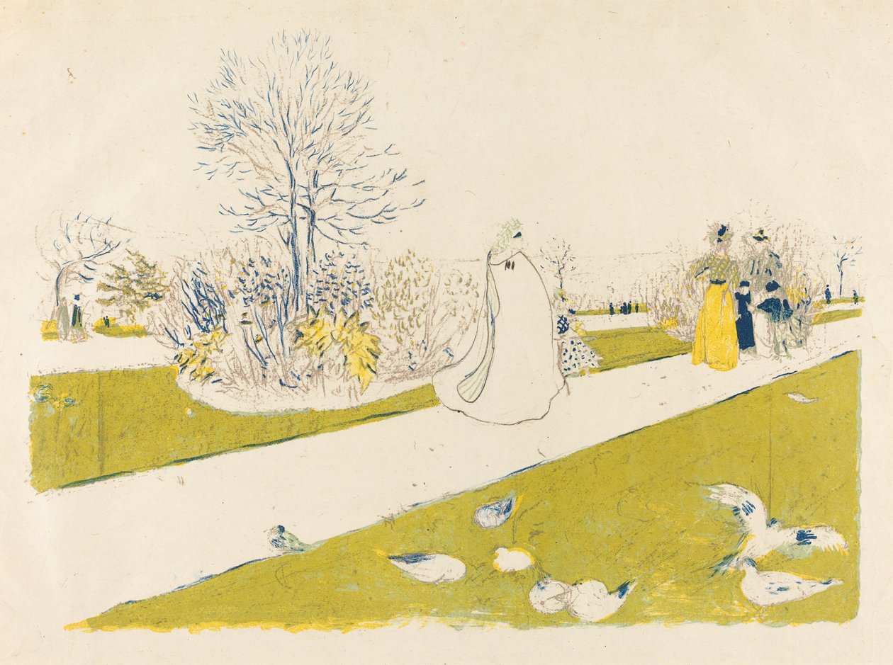 The Tuileries Garden The Tuileries Garden, utgitt 1896. av Edouard Vuillard