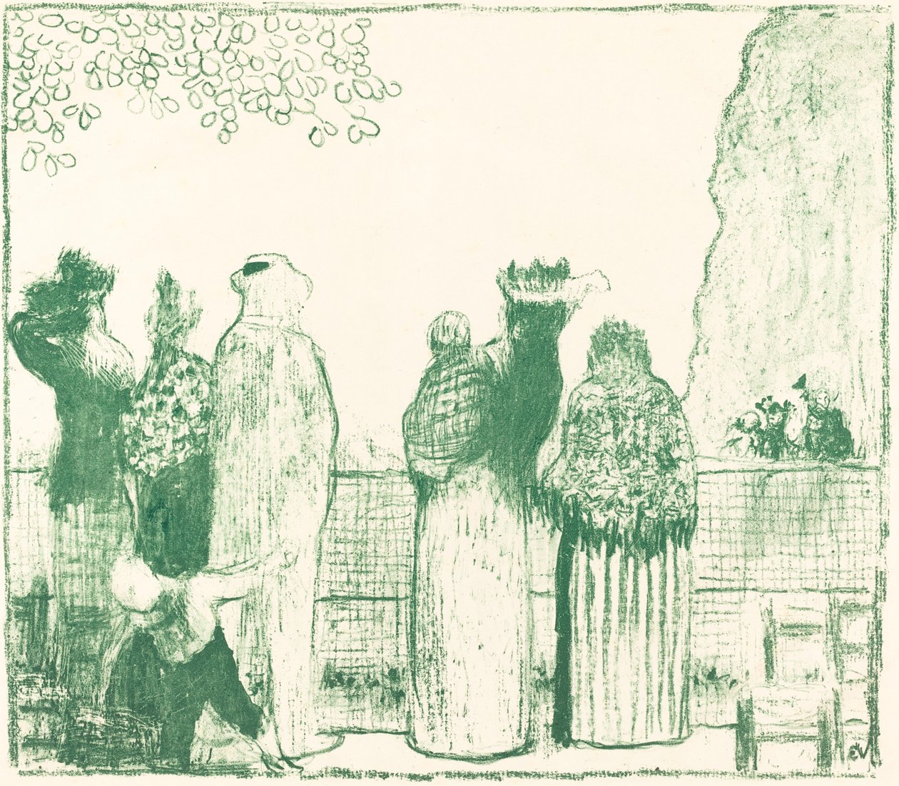Tuileriene av Edouard Vuillard