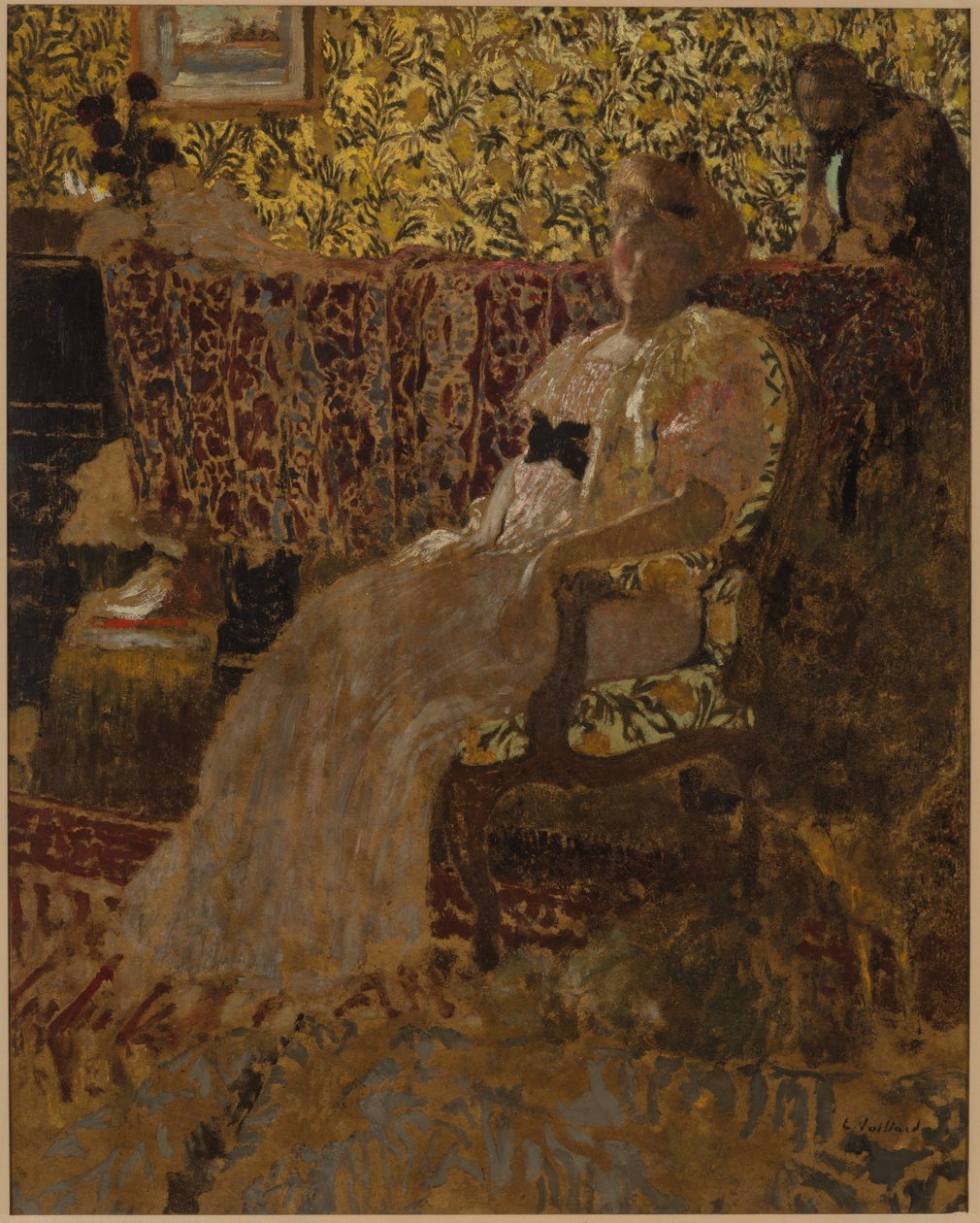 Kvinnen i stolen av Edouard Vuillard