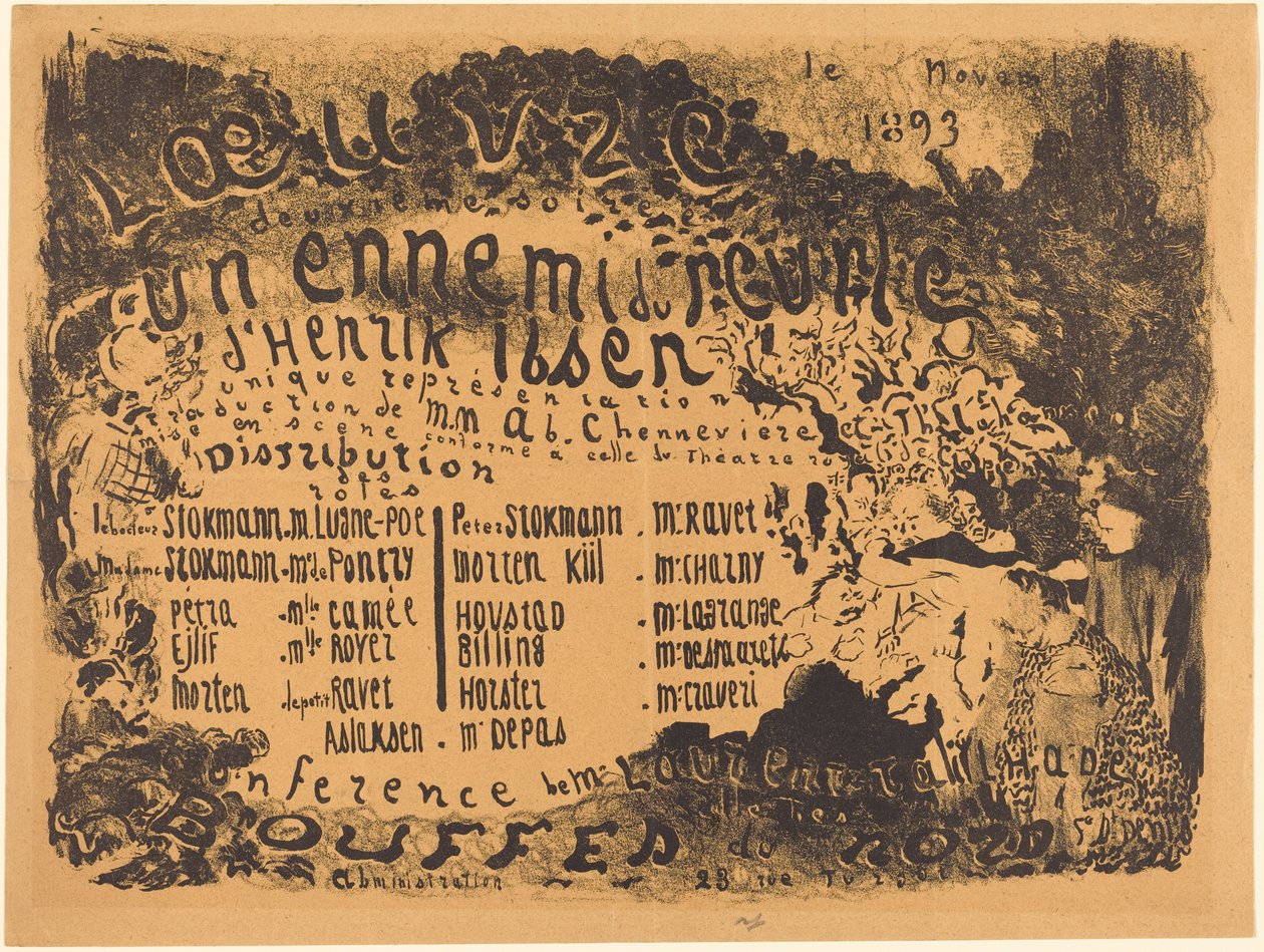 Ein Volksfeind av Edouard Vuillard