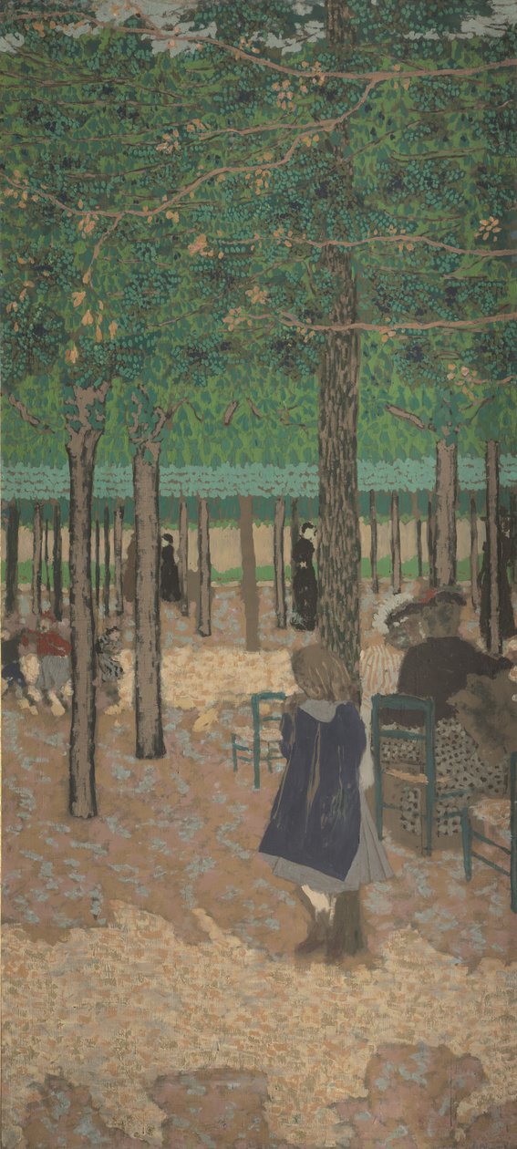 Under trærne, 1894 av Edouard Vuillard