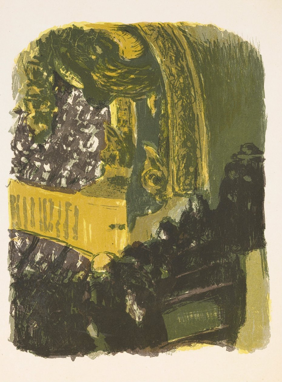 Eine Galerie im Gymnasium av Edouard Vuillard