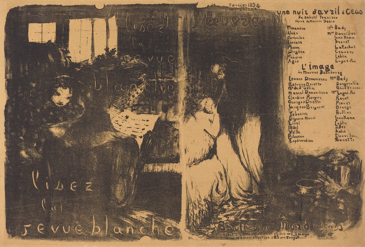 Eine Aprilnacht in Ceos; Das Bild av Edouard Vuillard