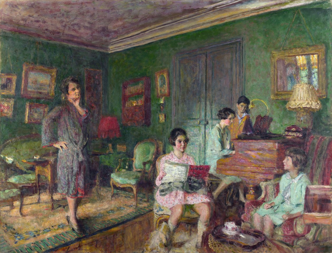 Vuillard, edouard (1868-1940) Madame Andre Wormser og hennes barn Olje på lerret 1927 National Gallery, London 89,2x116,5 av Edouard Vuillard