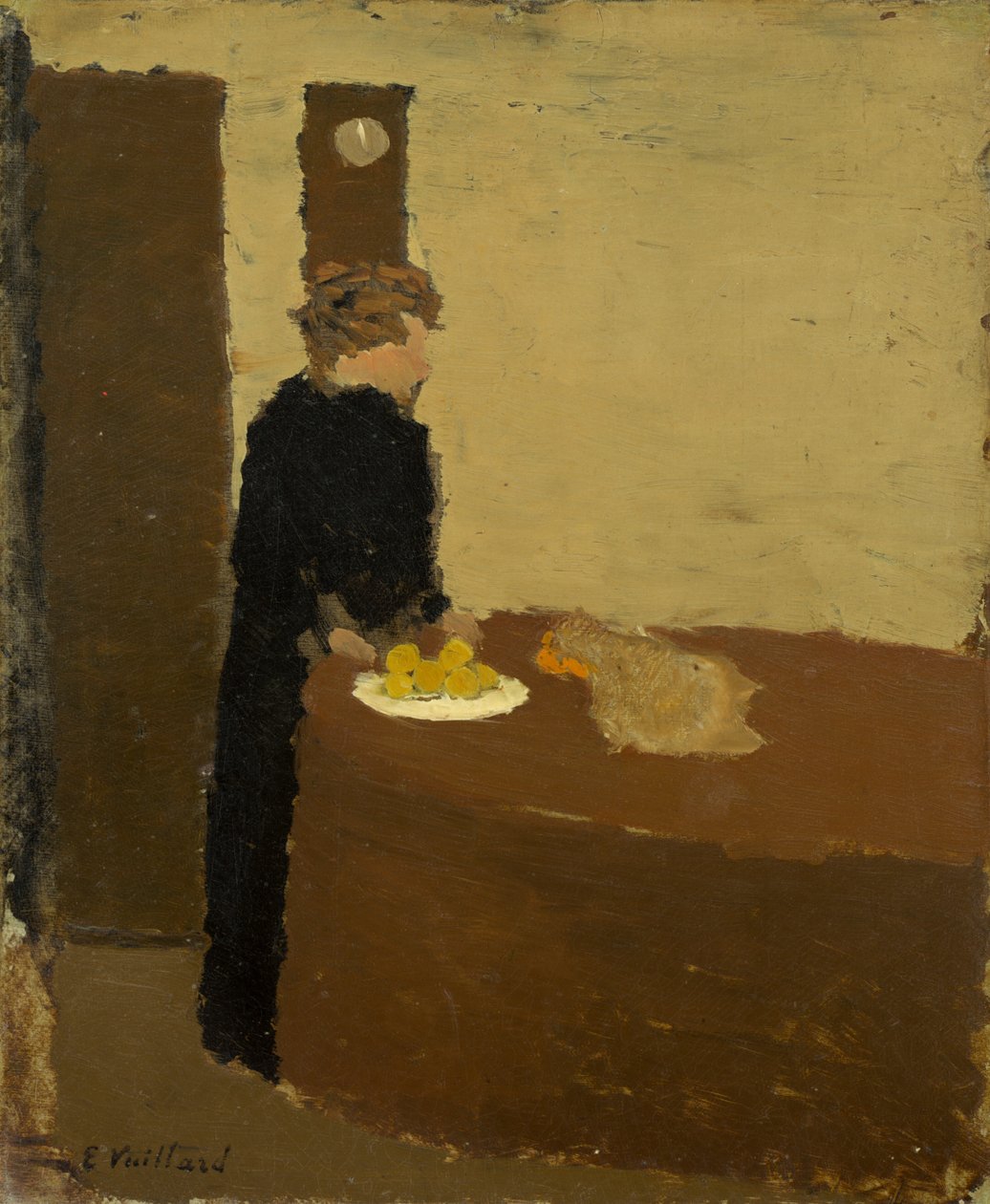 Kvinne i svart av Edouard Vuillard