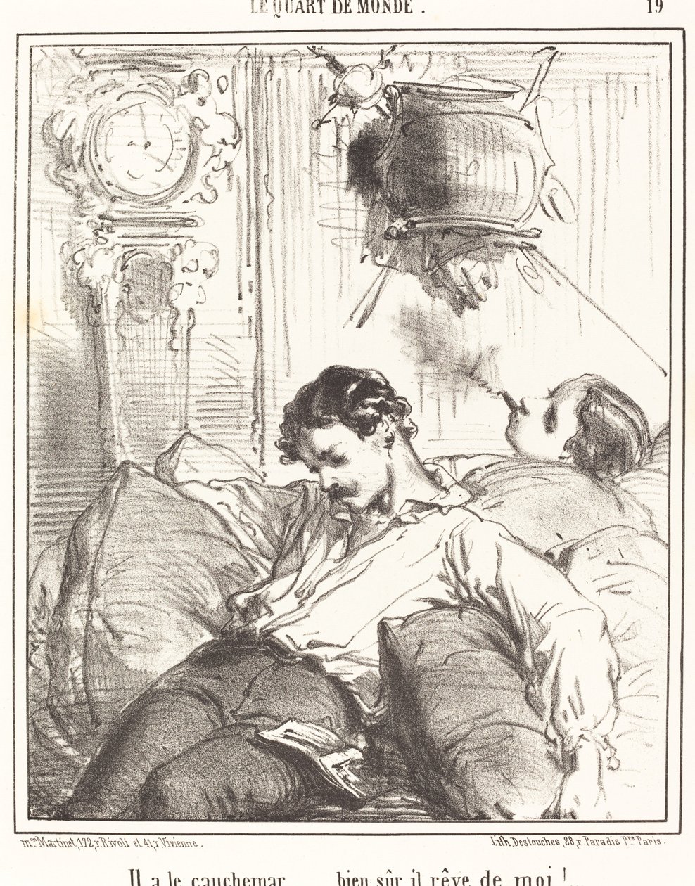 Han har et mareritt... av Edouard de Beaumont