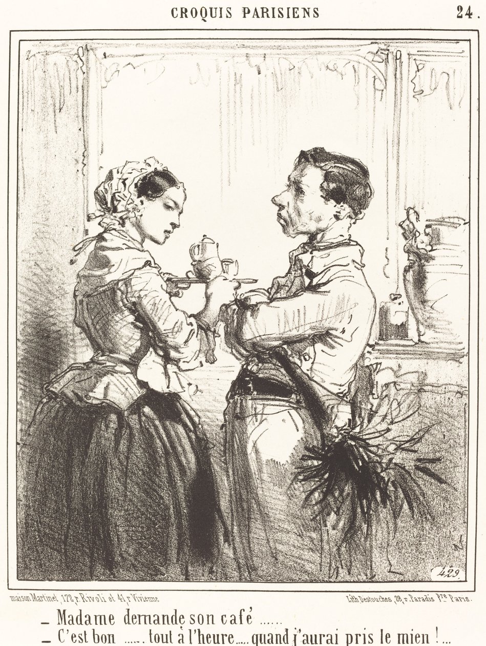 Madame ber om kaffen sin av Edouard de Beaumont
