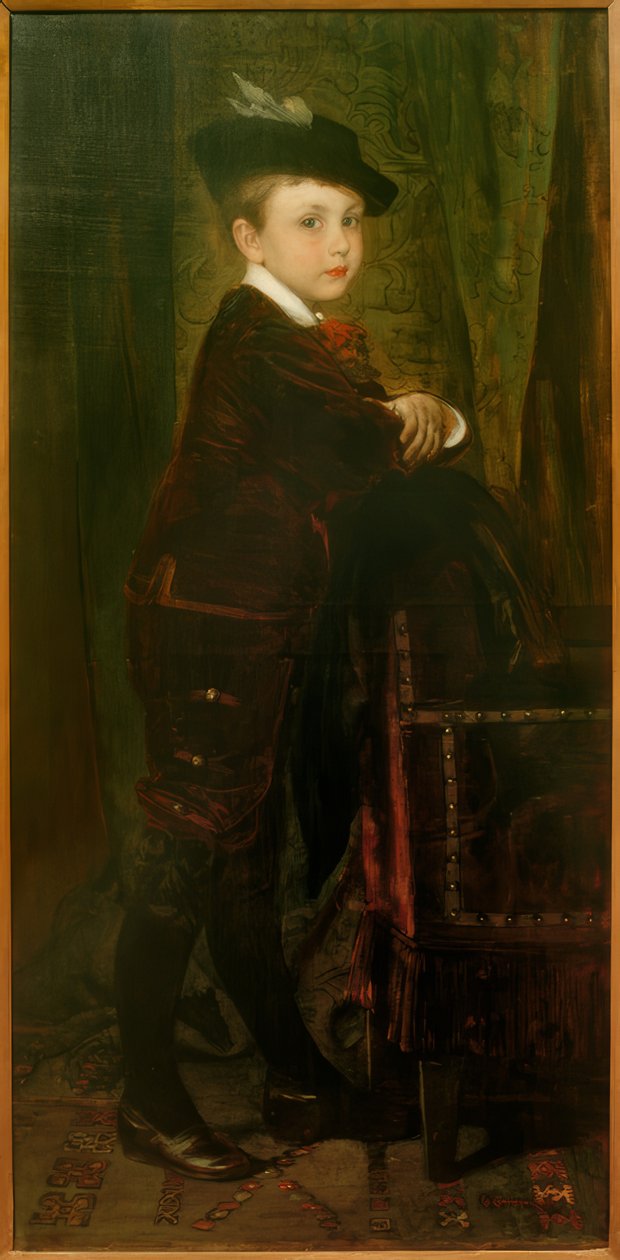Portrett av Hans von Liebieg av Eduard Charlemont