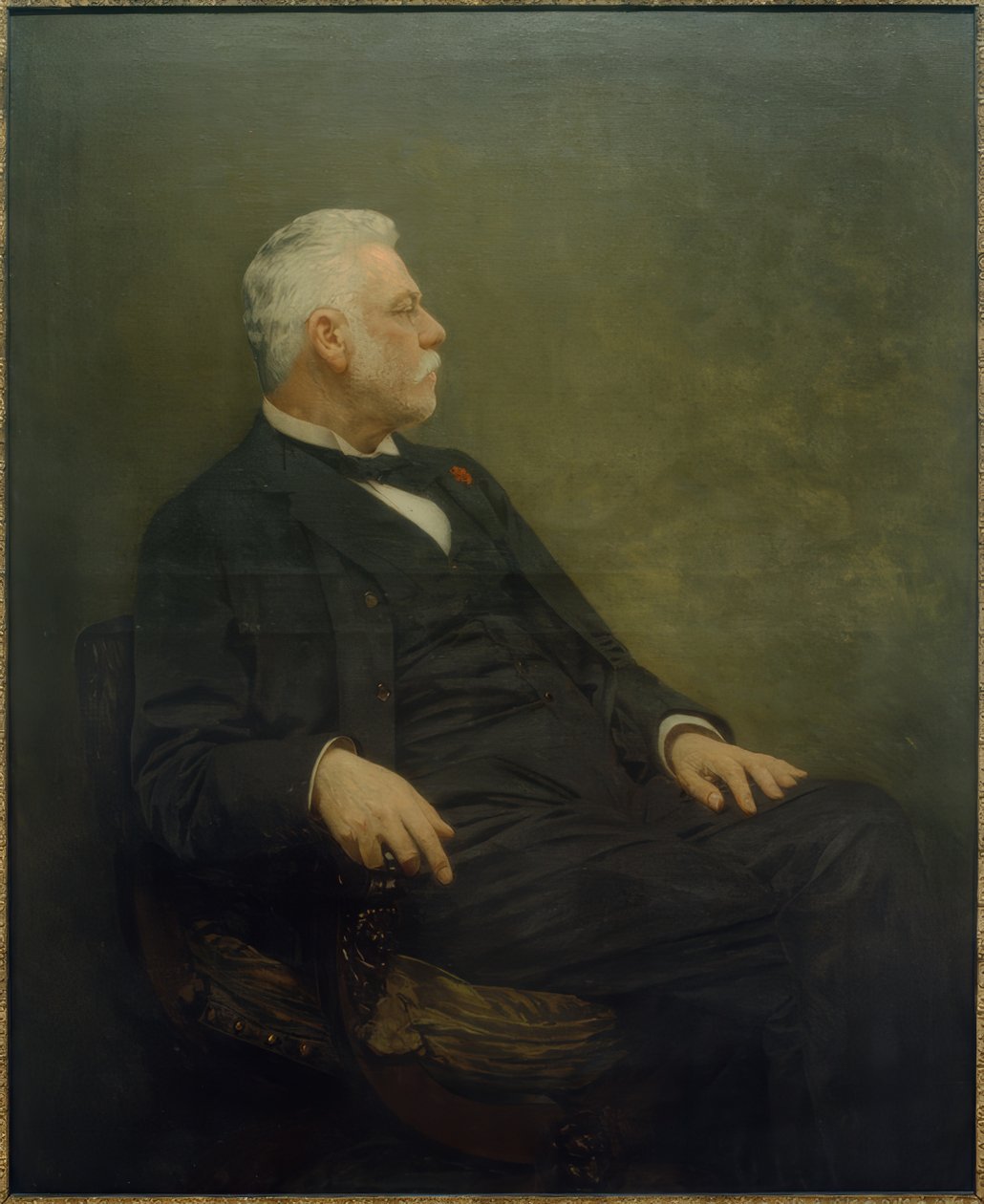 Portrett av Heinrich von Liebieg, rundt 1900 av Eduard Charlemont