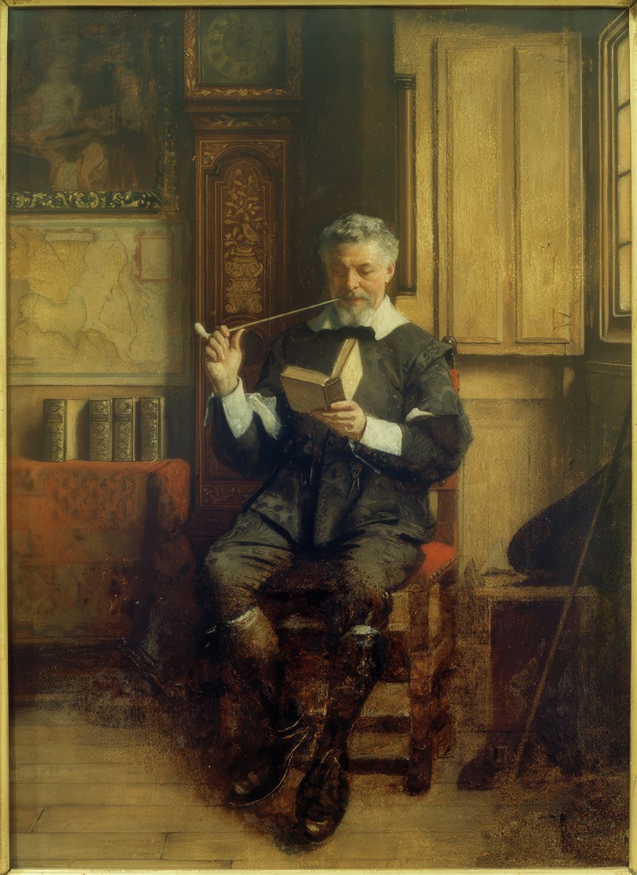 Leserøyker av Eduard Charlemont