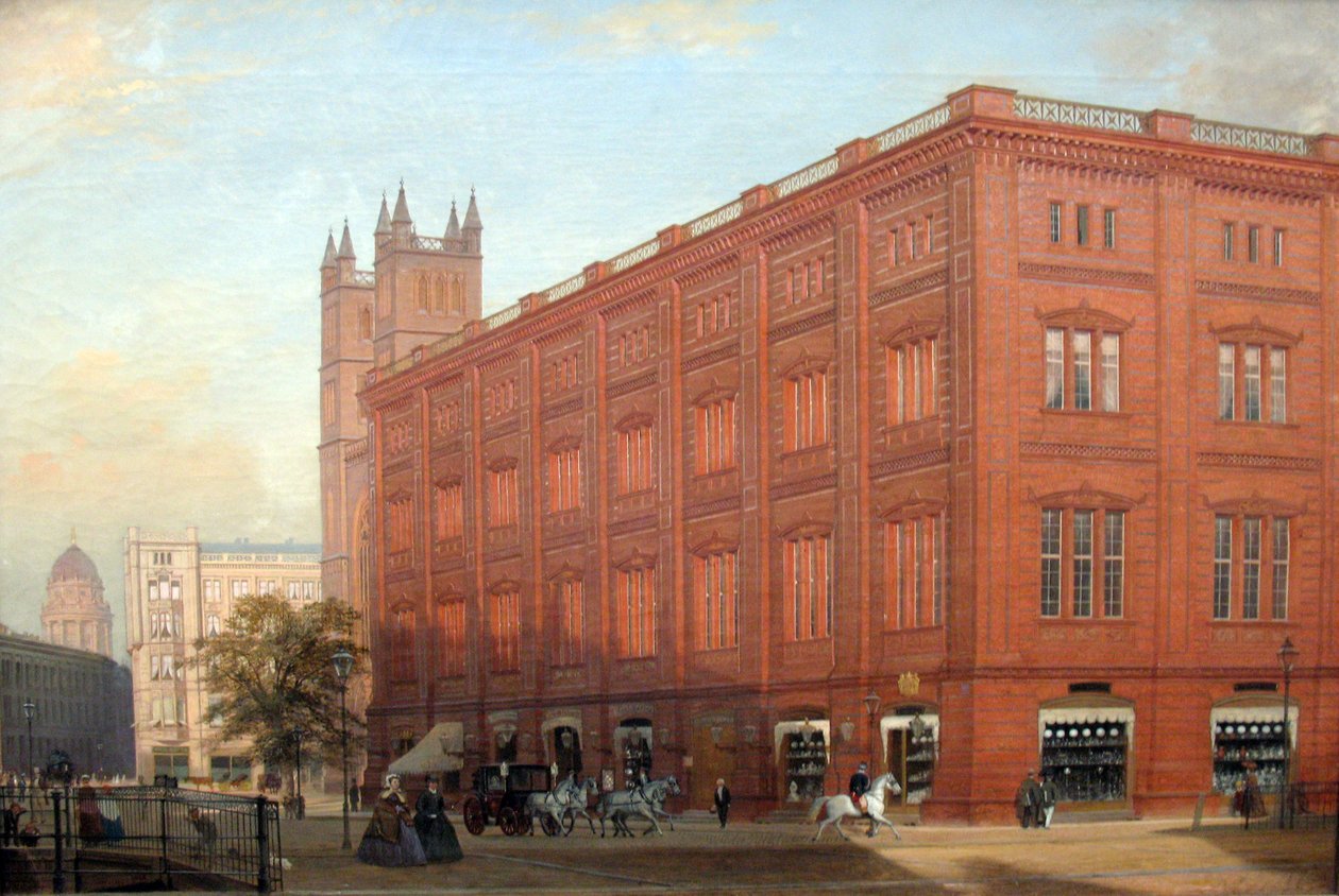 Bygningsakademiet i Berlin av Eduard Gaertner